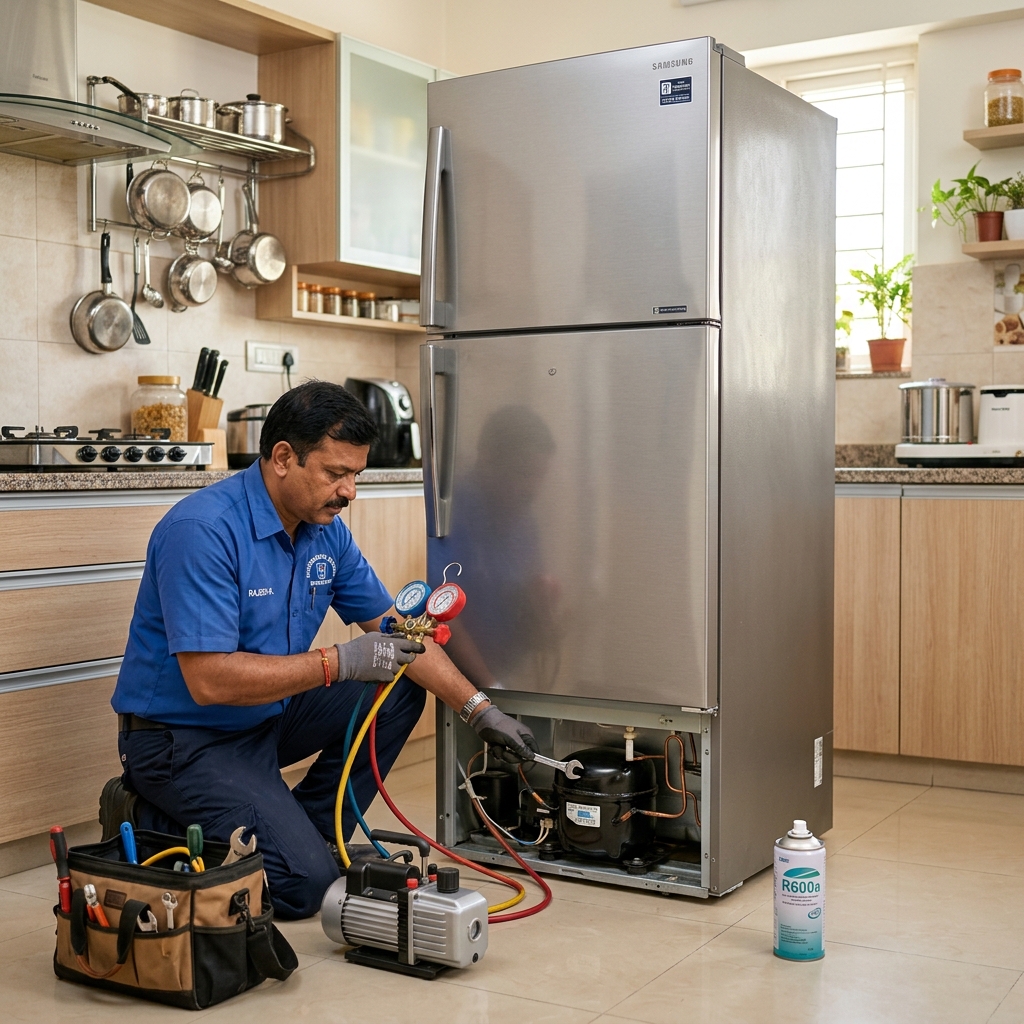 Refrigerator repair and gas filling service in Pune
